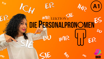 Personalpronomen - ich, du, er, sie, es