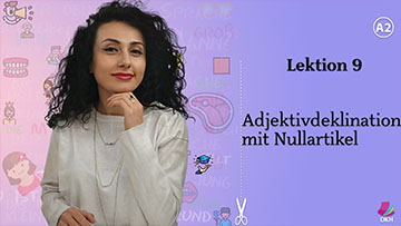 Adjektivdeklination mit Nullartikel